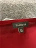 Talbots 100% Polyester Burgundy Long Sleeve Blouse Size 6 - photo 7
