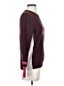Chinti & Parker Color Block Burgundy Wool Pullover Sweater Size S - photo 4
