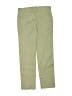 Cat & Jack Solid Green Khakis Size 7 - photo 2