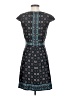 J.Crew Paisley Teal Black Casual Dress Size 00 - photo 2