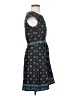 J.Crew Paisley Teal Black Casual Dress Size 00 - photo 4