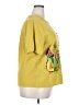 Unbranded 100% Polyester Yellow Short Sleeve Blouse Size 2X - photo 4