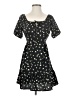 oasis 100% Polyester Stars Black Casual Dress Size S (estimated) - photo 1
