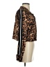Edit By Nine 100% Polyester Animal Print Brown Long Sleeve Blouse Size S - photo 4
