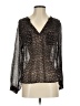 Joie Animal Print Black 3/4 Sleeve Blouse Size S - photo 1