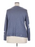 Maurices 100% Acrylic Stars Blue Pullover Sweater Size XXL - photo 2