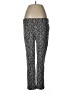J.Crew Factory Store Damask Floral Graphic Jacquard Gray Leggings Size 8 - photo 1