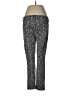 J.Crew Factory Store Damask Floral Graphic Jacquard Gray Leggings Size 8 - photo 2