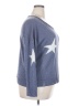 Maurices 100% Acrylic Stars Blue Pullover Sweater Size XXL - photo 4