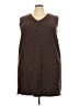 Old Navy Brown Sweater Vest Size 3X - photo 1