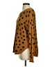 Madewell 100% Cotton Polka Dots Brown Pullover Sweater Size XS - photo 5