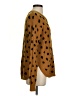 Madewell 100% Cotton Polka Dots Brown Pullover Sweater Size XS - photo 4