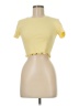 Zara Yellow Short Sleeve Top Size M - photo 1