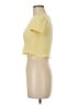 Zara Yellow Short Sleeve Top Size M - photo 5