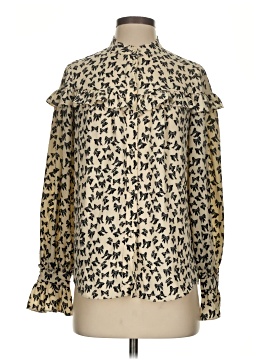 Diane Von Furstenberg Long Sleeve Blouse
