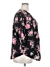 Torrid Floral Black 3/4 Sleeve Blouse Size 2X Plus (2) - photo 4