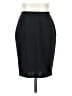 Petite Sophisticate Solid Black Wool Skirt Size 0 - photo 1