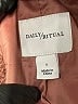 Daily Ritual 100% Polyester Brown Coat Size S - photo 6
