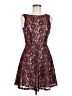 Assorted Brands 100% Polyester Burgundy Cocktail Dress Size M - photo 1