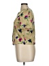 Liz Baker Essentials 100% Rayon Floral Green Short Sleeve Blouse Size 14 - photo 5