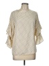 Dorothy Perkins 100% Polyester Ivory 3/4 Sleeve Blouse Size 10 - photo 1