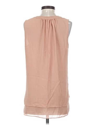 Rose + Olive Sleeveless Blouse (view 2)