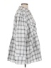 Heyson 100% Polyester Checkered-gingham Gray Long Sleeve Blouse Size 1X - photo 4