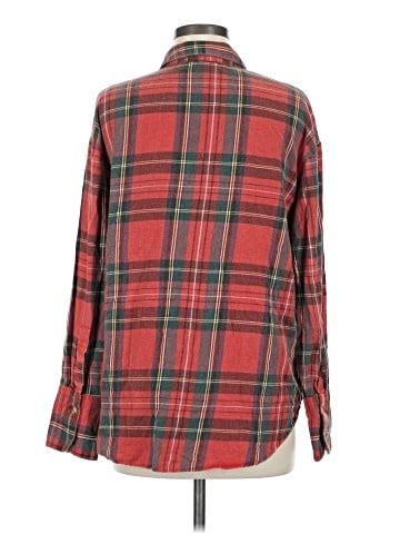 Topshop Long Sleeve Button-Down Shirt (view 2)