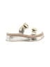 Dolce Vita Metallic Silver Brown Sandals Size 8 - photo 1