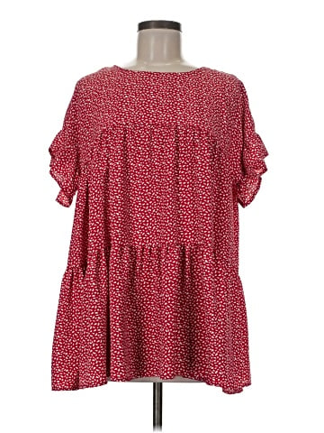 First Love Short Sleeve Blouse (view 1)