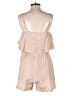 Amadi 100% Cotton Solid Tan Romper Size S - photo 2