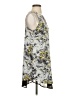 Astr 100% Polyester Print Gray Casual Dress Size S - photo 4