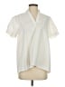 Athleta 100% Polyester Ivory Short Sleeve Blouse Size XS - photo 1