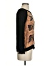 Julienne W. Black Long Sleeve Top Size S - photo 4