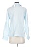 J.Crew Blue 3/4 Sleeve Button-Down Shirt Size 2 - photo 2