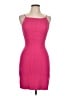 LUCCA Solid Pink Cocktail Dress Size L - photo 1