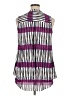 Alfani Stripes Purple Sleeveless Blouse Size 0X - photo 2