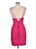 LUCCA Solid Pink Cocktail Dress Size L - photo 2