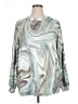 Fashion Nova Silver Green Pullover Sweater Size 1X - photo 1