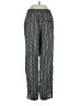 Hei Hei 100% Rayon Print Black Casual Pants Size XS - photo 2