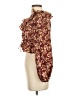 Endless Rose 100% Polyester Burgundy 3/4 Sleeve Blouse Size XS - photo 5