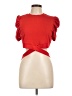 Shein Red Short Sleeve Top Size 12 - photo 1