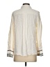 MNG 100% Viscose Ivory Long Sleeve Blouse Size S - photo 2