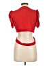 Shein Red Short Sleeve Top Size 12 - photo 2