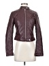 Fashion Nova 100% Polyurethane Burgundy Jacket Size S - photo 1