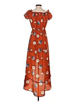 chinese dress ladies Women's Rust Printed Maxi Dress