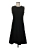 DKNY Solid Black Casual Dress Size 6 - photo 1