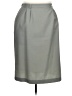 Liz Baker Essentials 100% Polyester Solid Gray Formal Skirt Size 16 - photo 1