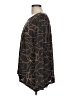 Chalet Print Black Long Sleeve Blouse Size L - photo 5