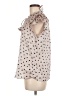 Tamara H. 100% Polyester Ivory Sleeveless Blouse Size M - photo 5